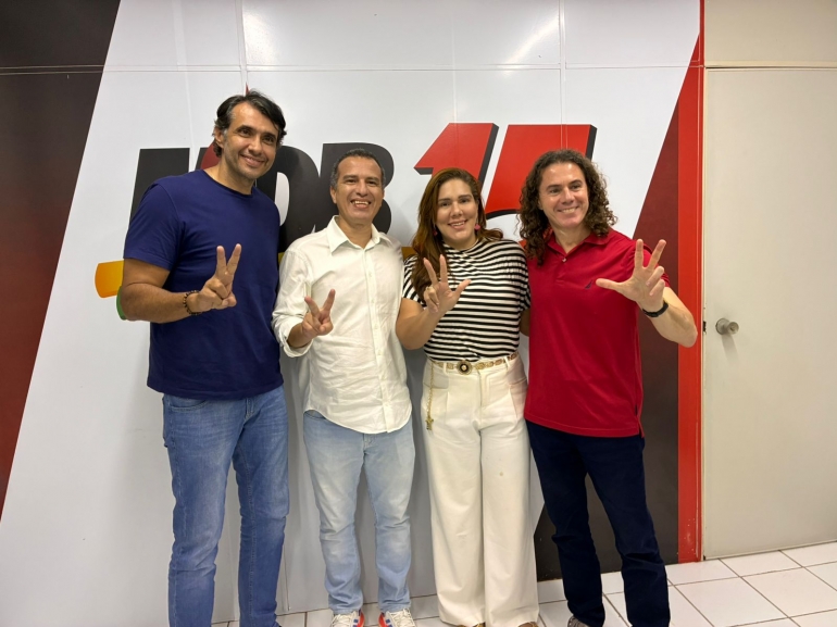 Cicero, Veneziano e Andr� Gadelha recebem apoio do ex-deputado Dr. �rico e da pr�-candidata a deputada federal Germana Wanderley, de Patos