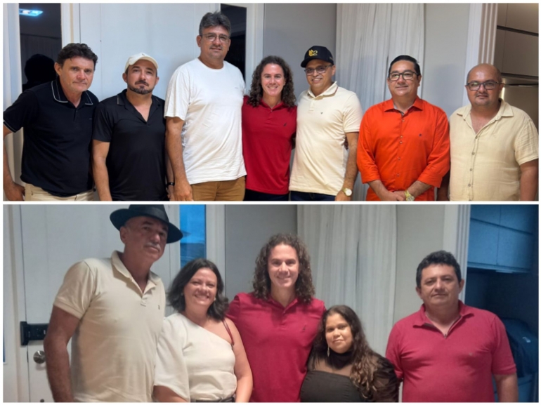 Senador Veneziano recebe apoio � sua reelei��o de grupos de vereadores das cidades de S�o Mamede e Cuitegi